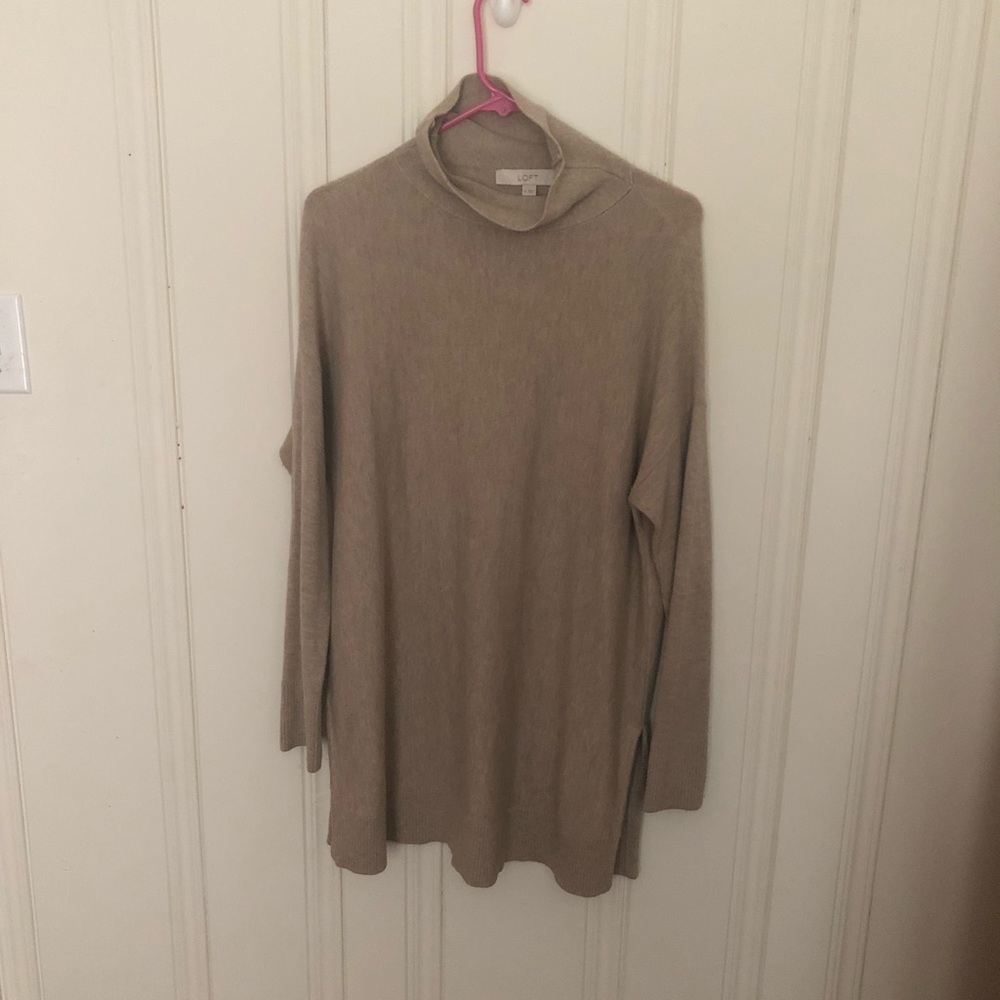 M Loft Tan Oversized Sweater